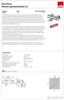 Vaňová a sprchová batéria ORAS Eterna - 2