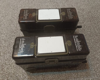 2x starý retro poľný telefon (vojenský telefon) - 2