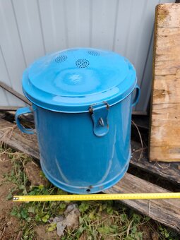 Geleta na masť Retro riad smalt, výška 38cm - 2