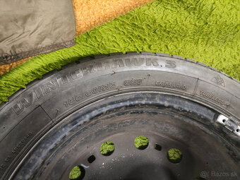 Zimné pneumatiky na diskoch - 185/60 R15 so ŠKODA puklicami - 2