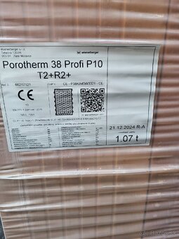 Tehla Porotherm 38 - 2