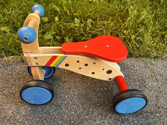 Drevené detské odrážadlo – Lidl - 2