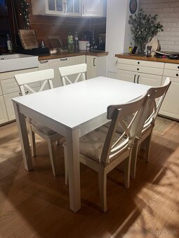 Ikea stôl + 4 stoličky - 2