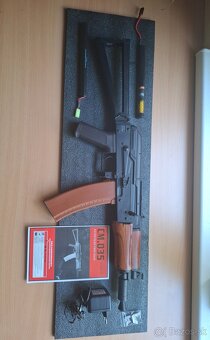 Airsoft AK-74U Drevo/Kov - 2