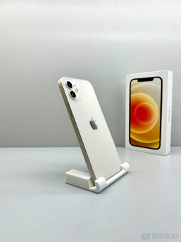 iPhone 12 WHITE 100% BATÉRIA + PRÍSLUŠENSTVO - 2