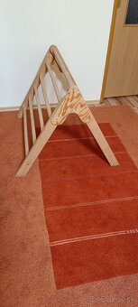 Detská rebrina-Picklerovej triangel + doska/ šmykľavka - 2
