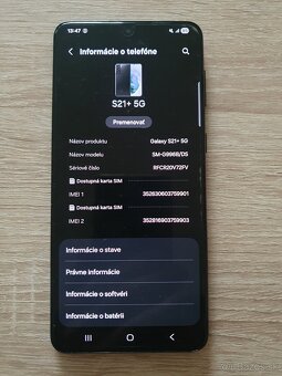 Predám Samsung galaxy S21+ 5G - 2