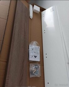 1ks nová polica/regál Linate Typ60 dub-sonoma,vysoký lesk - 2