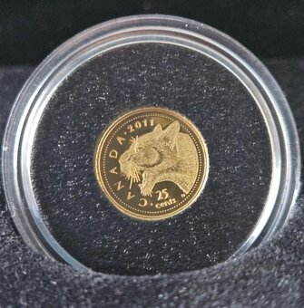 Kanadská 24 karatova zlatá Minca - 2