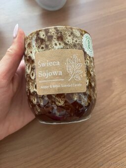 Vonne sviecky do interieru/zlaty svietnik pepco, glade - 2