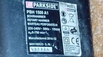 Búracie kladivo Parkside PBH 1500 A1 - 2