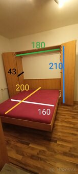 Sklápacia manželská posteľ - 2