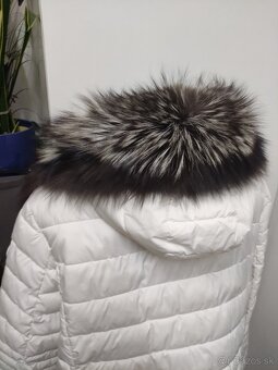 Pravá strieborná líška na kapucňu atď. - 2