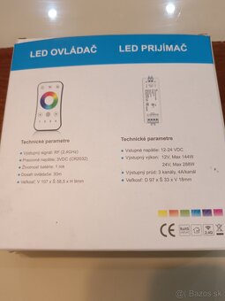 4 kanálový RGB set na LED pásik - 2