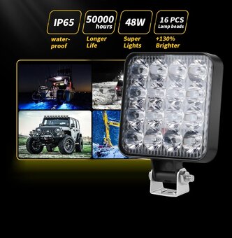Led pracovné svetlá 48w - 2