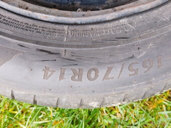 Predám letné pneu aj s pl. diskami. - 2
