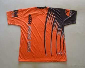 Predám kvalitné tričko KTM oranžové čierne - 2