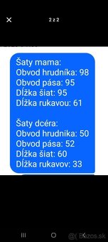 Šaty mama a dcéra - 2