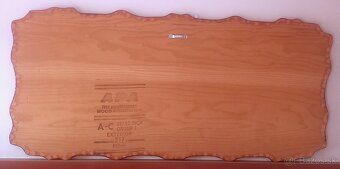 Vintage wooden back print depicting the last supper. - 2