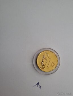RARITNÉ MINCE ZLATÁ 1 SK 2002 + STRIEBORNÁ 2 SK 2002 - 2