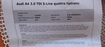Audi A4 3.0 TDI quattro S line - 2