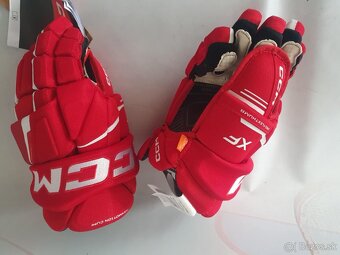 Hokejové rukavice CCM TACKS XF-13" červené - 2