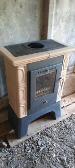 Krbové kachle Thorma Keramik Cappuccino 9kw - 2