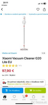 Vysávač Xiaomi G20 lite - 2