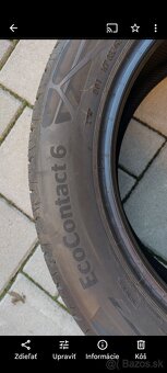 Predám 4 letné pneumatiky Continental - 2