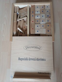 Magnetická drevená stavebnica - 2
