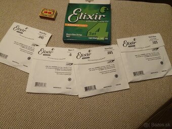 Predám NOVÉ STRUNY ELIXÍR, Nano Web,Light Medium - 2