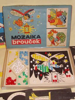 retro HRA mozaika BROUČEK - Kovozávody Semily - 2