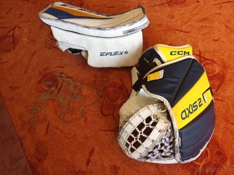 Brankárska lapačka CCM AXIS 2 + vyrážačka CCM Eflex 5,custom - 2