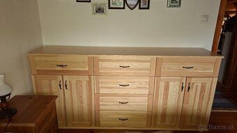 Predám čistonovú drevenú komodu - 2