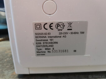 Šijací stroj Bernette Milan 8 - 2