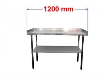 Pracovní nerezový stôl 120/60cm - 2