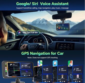 Kamera Lamto Carplay Display with 4K Front Camera Dash Cam - 2