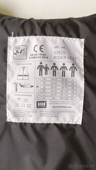 Žltá plávacia vesta č. S, pre 40-50kg, zn. Helly Hansen - 2