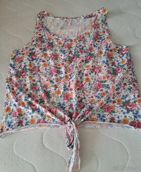 Vintage značkové tričko croptop - 2