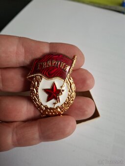 Sovietsky odznak Gvardija s krabičkou - 2