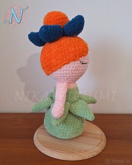 Háčkovaná figúrka - Lily, kvetinové dievčatko - 2
