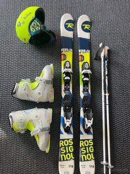 Detské/juniorské lyže Rossignol terrain 116cm biele - 2