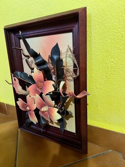 Nástenný obraz 3D kvety flowers - 2