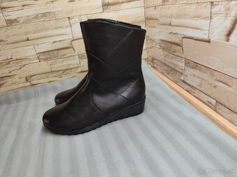 Rieker 38 - dámske kožené zateplené čižmy - 2