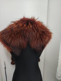 Pravá kozusinka myval..na golier - 2