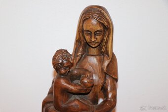 Marie a Jezulátko soška socha dřevo (225L) - 2