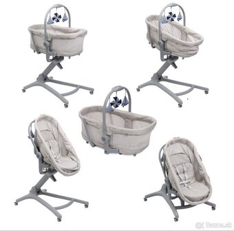 Postieľka/lehátko/stolička Baby Hug Pro - Beige Latte - 2