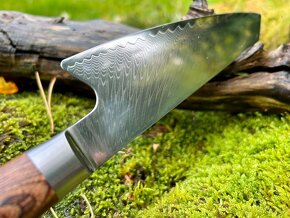 Kiritsuke 8" damaškový nôž šéfkuchára. - 2