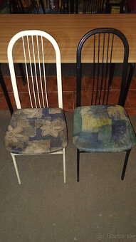 Stoličky s kovovým rámom, rôzne druhy - 2