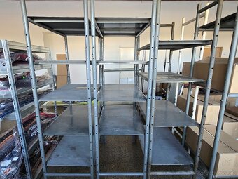 Priemyselný regál celokovový - 2